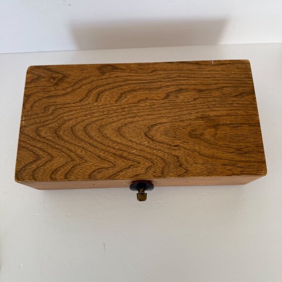 Enid Collins Original Box Bag With Mirror Brass Clasp NO HANDLE - Picture 10 of 10